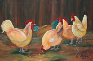 Chickens As An Art Subject